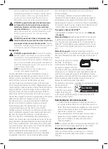 Preview for 101 page of DeWalt DCE400 Original Instructions Manual