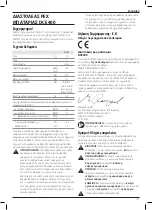 Preview for 139 page of DeWalt DCE400 Original Instructions Manual