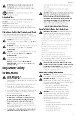 Preview for 5 page of DeWalt DCE512 Instruction Manual