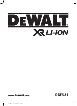 DeWalt DCE531 Manual preview