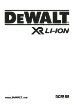 DeWalt DCE555 Original Instructions Manual preview