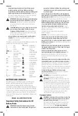 Preview for 6 page of DeWalt DCE591 Instruction Manual