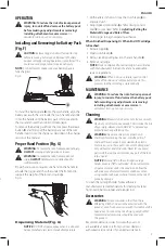 Preview for 11 page of DeWalt DCE591 Instruction Manual