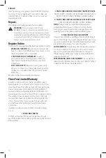 Preview for 12 page of DeWalt DCE591 Instruction Manual
