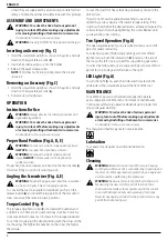 Preview for 10 page of DeWalt DCF008 Manual