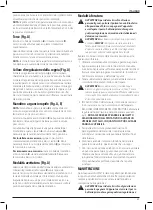 Предварительный просмотр 61 страницы DeWalt DCF601 Original Instructions Manual