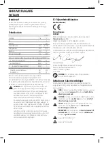 Предварительный просмотр 101 страницы DeWalt DCF601 Original Instructions Manual