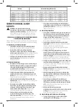 Предварительный просмотр 102 страницы DeWalt DCF601 Original Instructions Manual