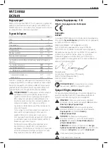 Предварительный просмотр 119 страницы DeWalt DCF601 Original Instructions Manual