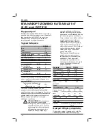 Preview for 142 page of DeWalt DCF610 Original Instructions Manual