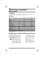 Preview for 30 page of DeWalt DCF620 Original Instructions Manual