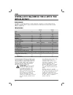 Preview for 42 page of DeWalt DCF620 Original Instructions Manual