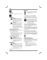 Preview for 104 page of DeWalt DCF620 Original Instructions Manual