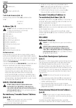 Предварительный просмотр 50 страницы DeWalt DCF6202 Original Instructions Manual