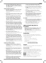 Preview for 7 page of DeWalt DCF622NT Original Instructions Manual