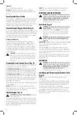 Предварительный просмотр 10 страницы DeWalt DCF624 Instruction Manual