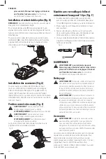 Предварительный просмотр 22 страницы DeWalt DCF624 Instruction Manual