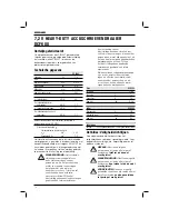 Preview for 76 page of DeWalt DCF680 Manual