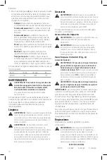 Предварительный просмотр 12 страницы DeWalt DCF7871 Instruction Manual