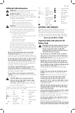 Предварительный просмотр 23 страницы DeWalt DCF7871 Instruction Manual