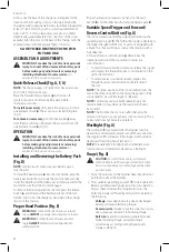 Preview for 26 page of DeWalt DCF7871 Instruction Manual