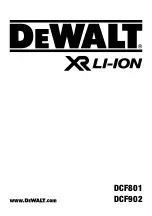 DeWalt DCF801D2-QW Manual preview