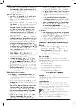 Предварительный просмотр 28 страницы DeWalt DCF809 Instructions Manual