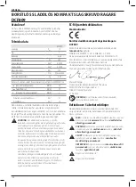 Предварительный просмотр 106 страницы DeWalt DCF809 Instructions Manual