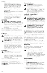 Preview for 20 page of DeWalt DCF840 Instruction Manual