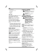 Preview for 12 page of DeWalt DCF889 Original Instructions Manual