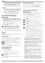 Preview for 8 page of DeWalt DCF921D2T Original Instructions Manual