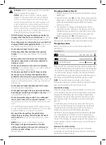 Preview for 42 page of DeWalt DCFS950 Manual