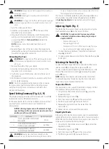 Preview for 47 page of DeWalt DCFS950 Manual