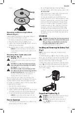 Preview for 15 page of DeWalt DCG405B Instruction Manual