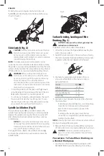 Preview for 16 page of DeWalt DCG405B Instruction Manual