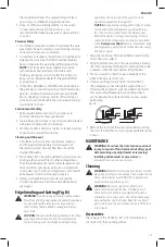 Preview for 17 page of DeWalt DCG405B Instruction Manual