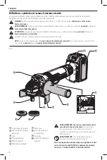 Preview for 20 page of DeWalt DCG405B Instruction Manual