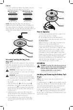 Предварительный просмотр 14 страницы DeWalt DCG413F Instruction Manual