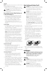 Предварительный просмотр 16 страницы DeWalt DCG413F Instruction Manual