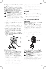 Предварительный просмотр 51 страницы DeWalt DCG413F Instruction Manual