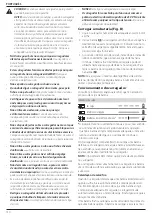 Preview for 152 page of DeWalt DCG414 Original Instructions Manual