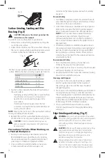 Preview for 14 page of DeWalt DCG414B Manual