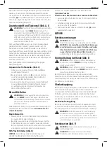 Предварительный просмотр 25 страницы DeWalt DCH033 Original Instructions Manual