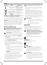 Предварительный просмотр 60 страницы DeWalt DCH033 Original Instructions Manual