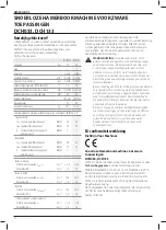 Предварительный просмотр 74 страницы DeWalt DCH033 Original Instructions Manual