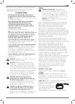 Предварительный просмотр 113 страницы DeWalt DCH033 Original Instructions Manual