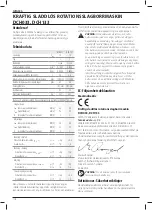 Предварительный просмотр 118 страницы DeWalt DCH033 Original Instructions Manual