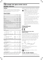 Предварительный просмотр 128 страницы DeWalt DCH033 Original Instructions Manual