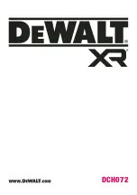 Preview for 1 page of DeWalt DCH072 Original Instructions Manual