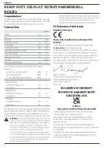 Preview for 6 page of DeWalt DCH072 Original Instructions Manual